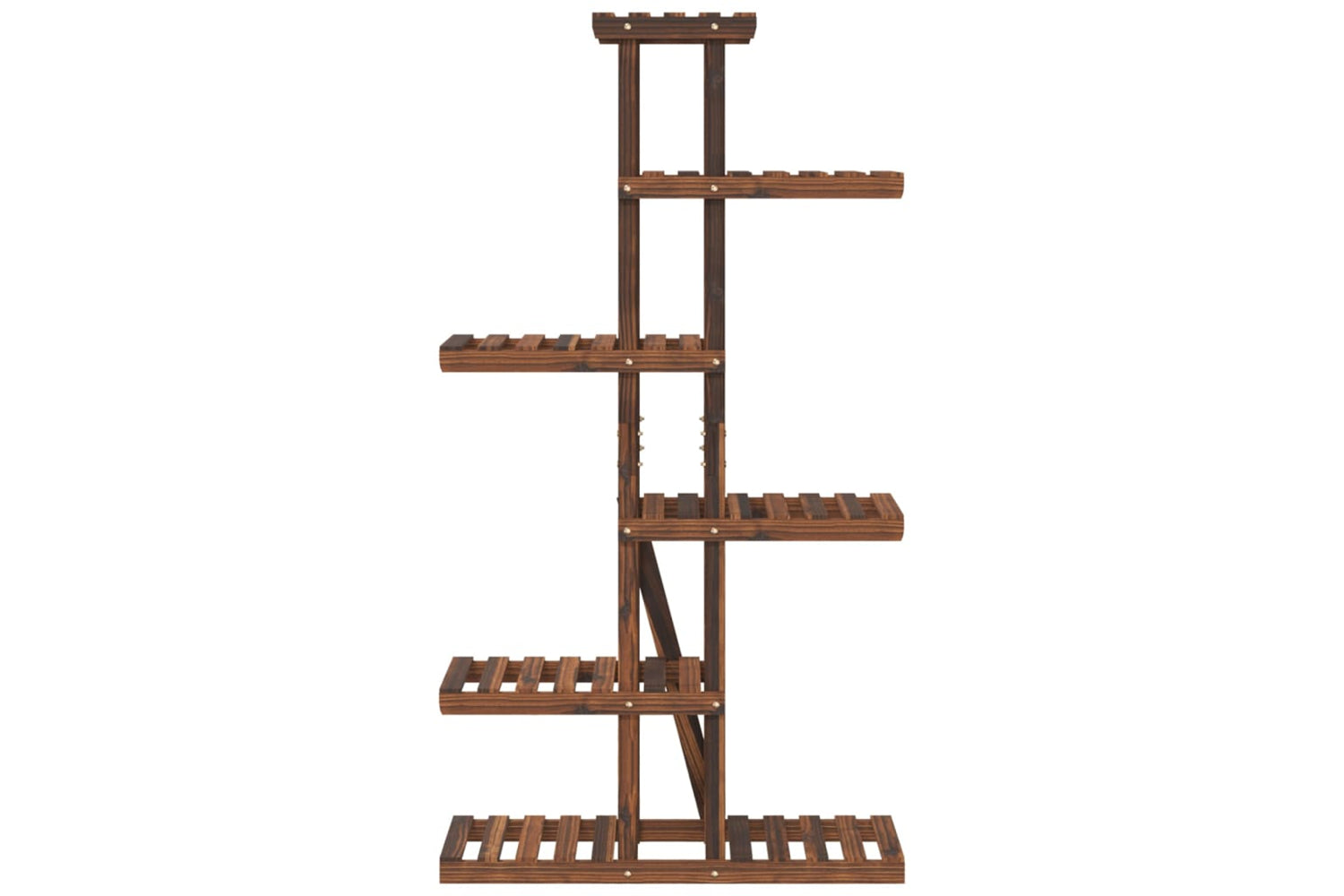 vidaXL 362865 Flower Stand 75x25x140.5cm Solid Wood Fir-3