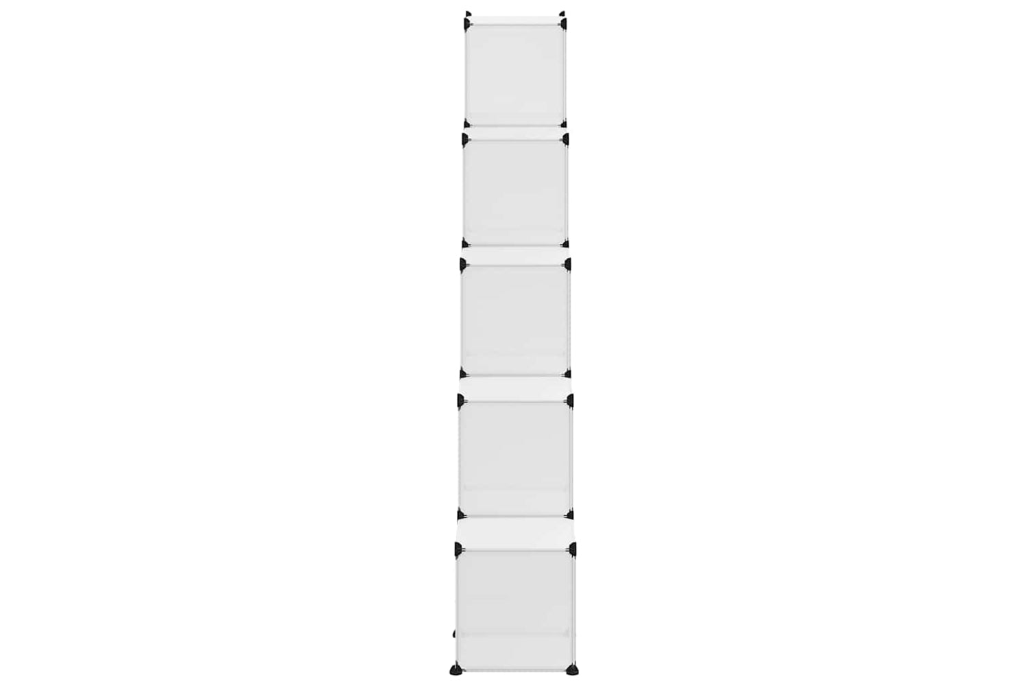 Vidaxl 340553 Storage Cube Organiser With 15 Cubes And Doors Transparent Pp-5