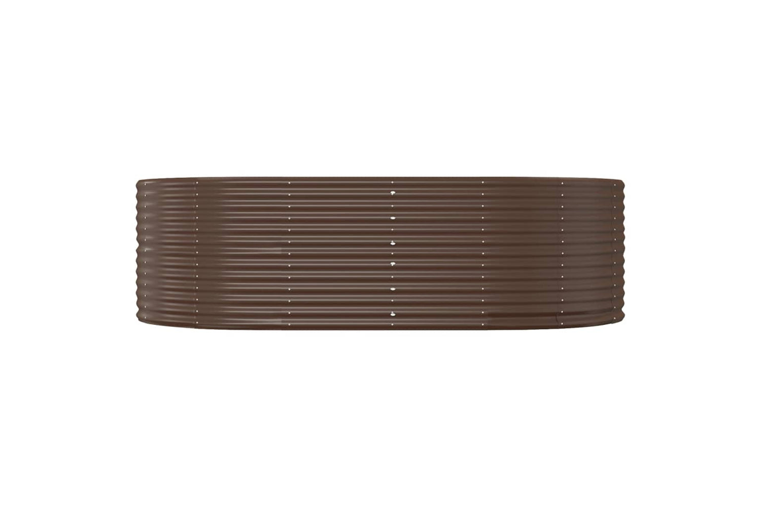 vidaXL 319095 Garden Raised Bed Brown 212x140x68cm Powder-coated Steel-2