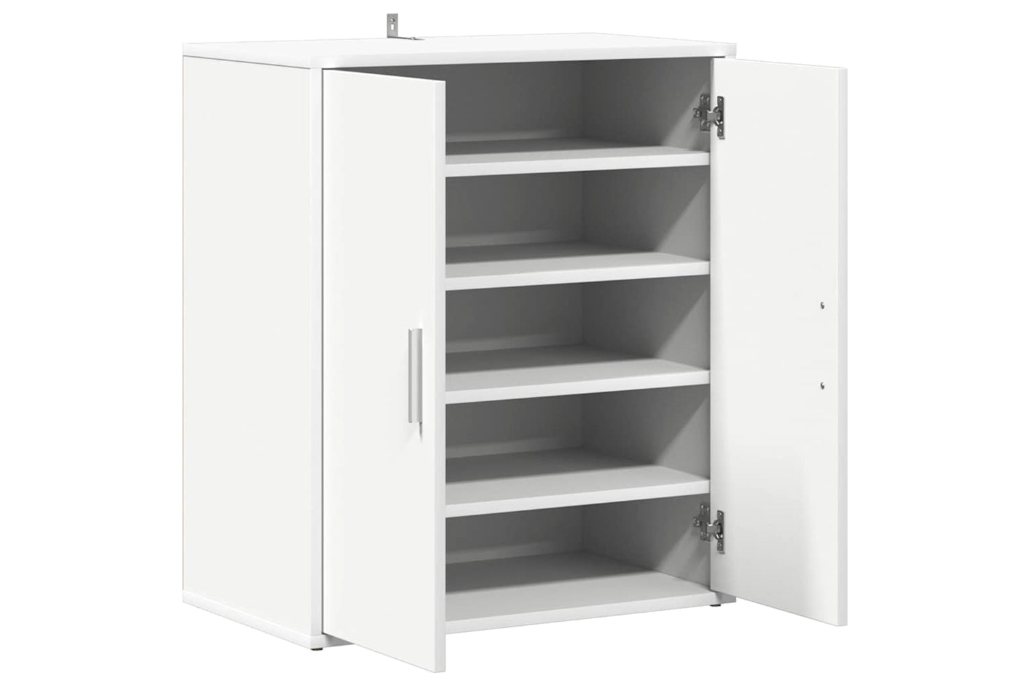vidaXL 808918 Shoe Cabinet White 60x35x70cm Engineered Wood-4