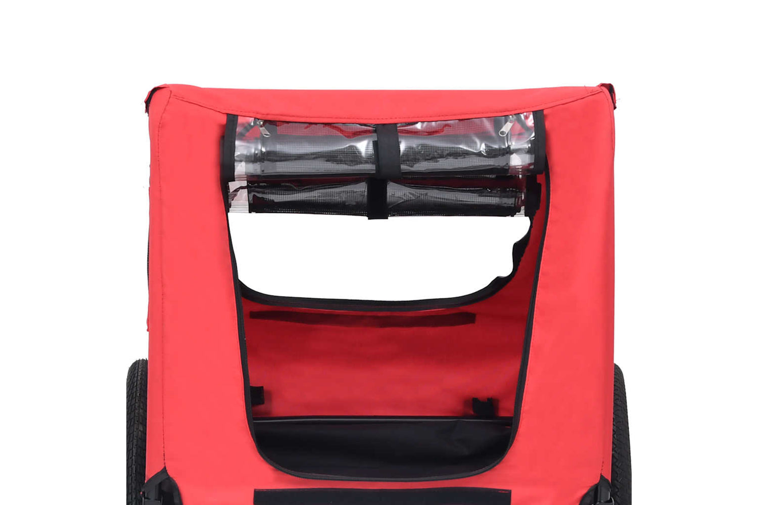Vidaxl Pet Bike Trailer Red And Black-7