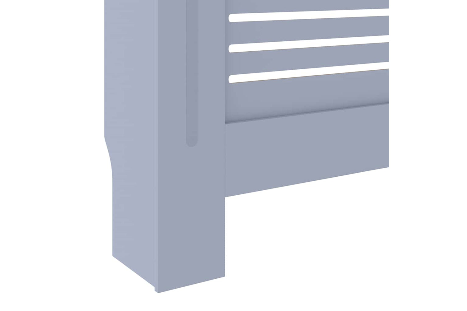 vidaXL Mdf Radiator Cover Grey 205cm-7