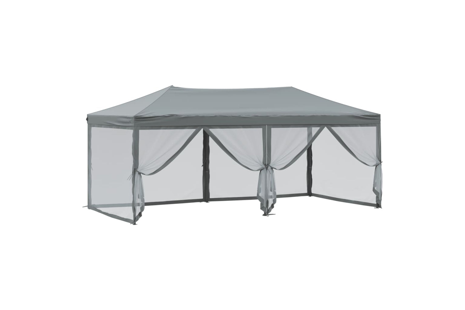Vidaxl Folding Party Tent With Sidewalls Anthracite 3x6 M-5