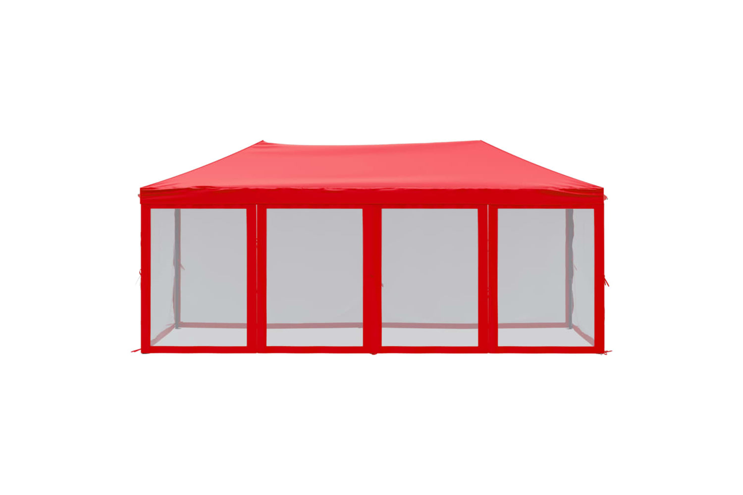 Vidaxl Folding Party Tent With Sidewalls Red 3x6 M-2