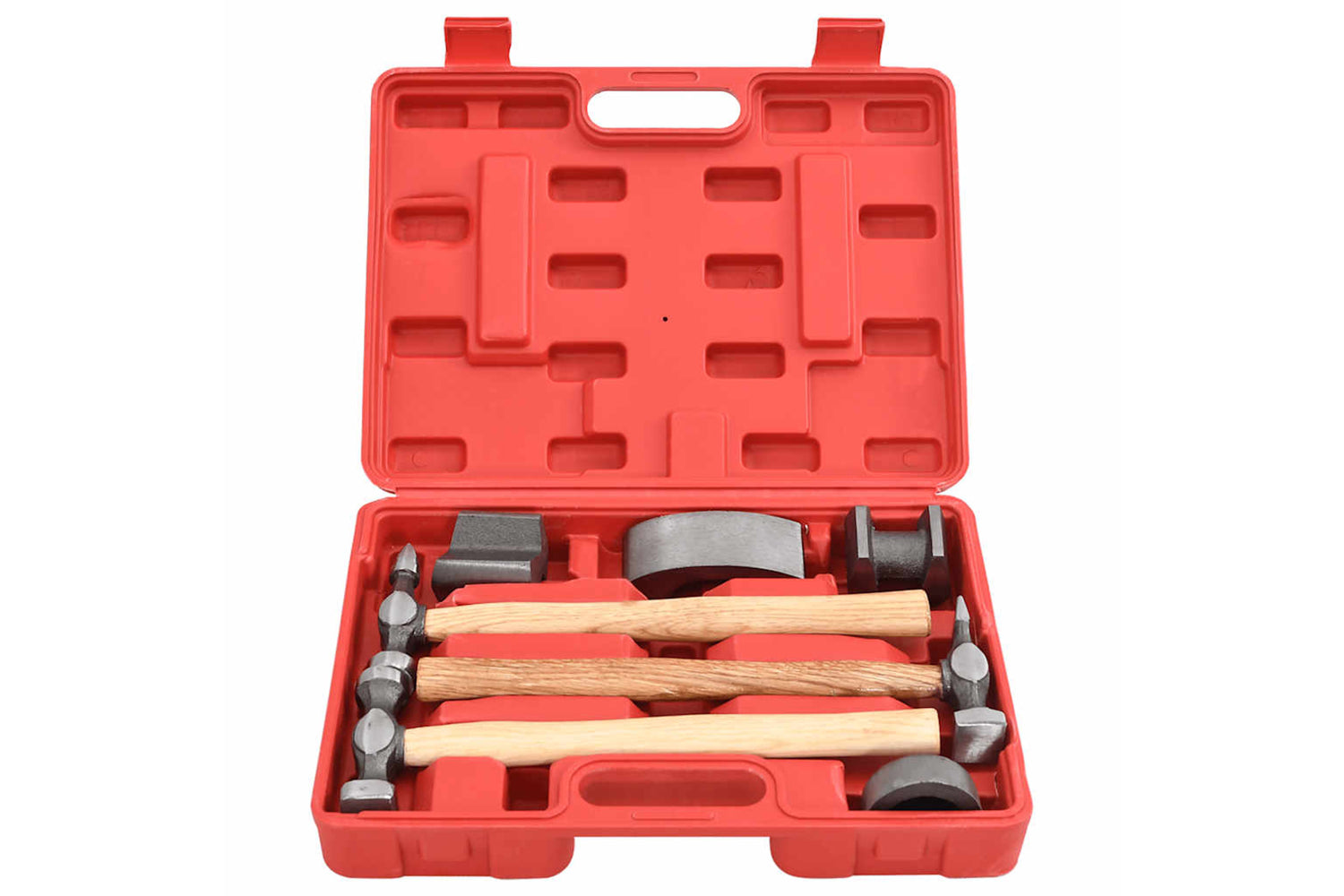 Vidaxl 140159 7-piece Auto Body Hammer And Dolly Dent Repair Set-3