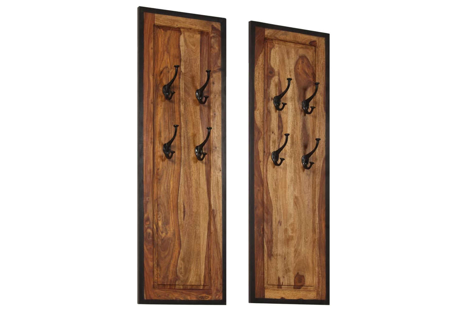Vidaxl 246232 Coat Racks 2 Pcs Solid Sheesham Wood-9