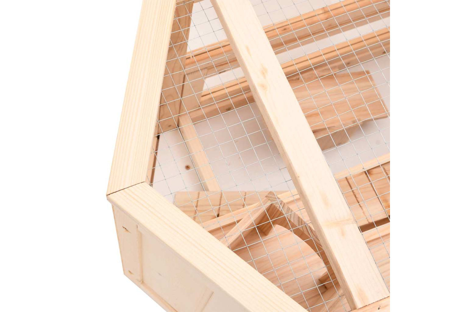 vidaXL 172379 Hamster Cage 80x40x43cm Solid Wood Fir-8