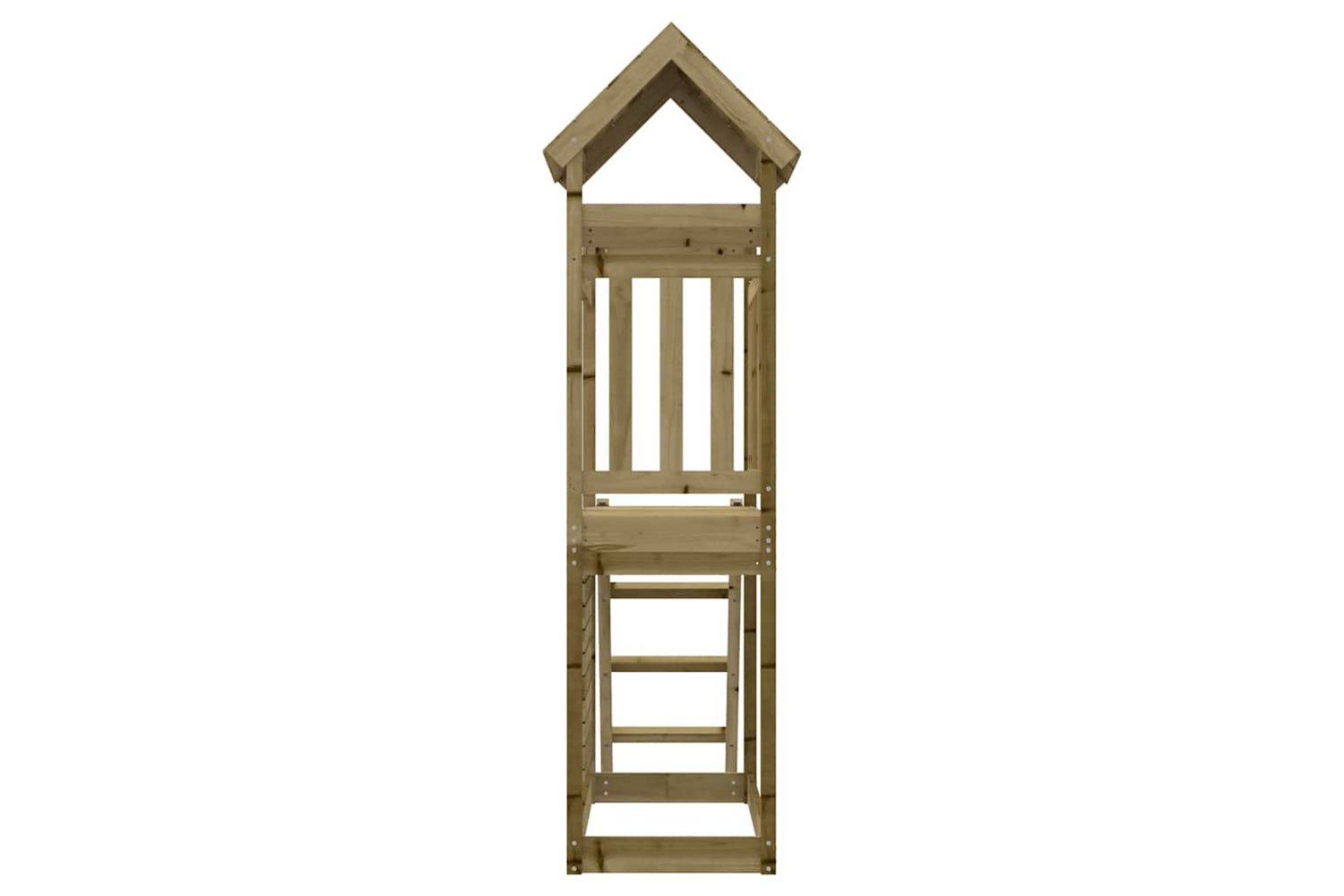 Vidaxl Outdoor Playset 52.5x110.5x214 Cm Impregnated Wood Pine-7