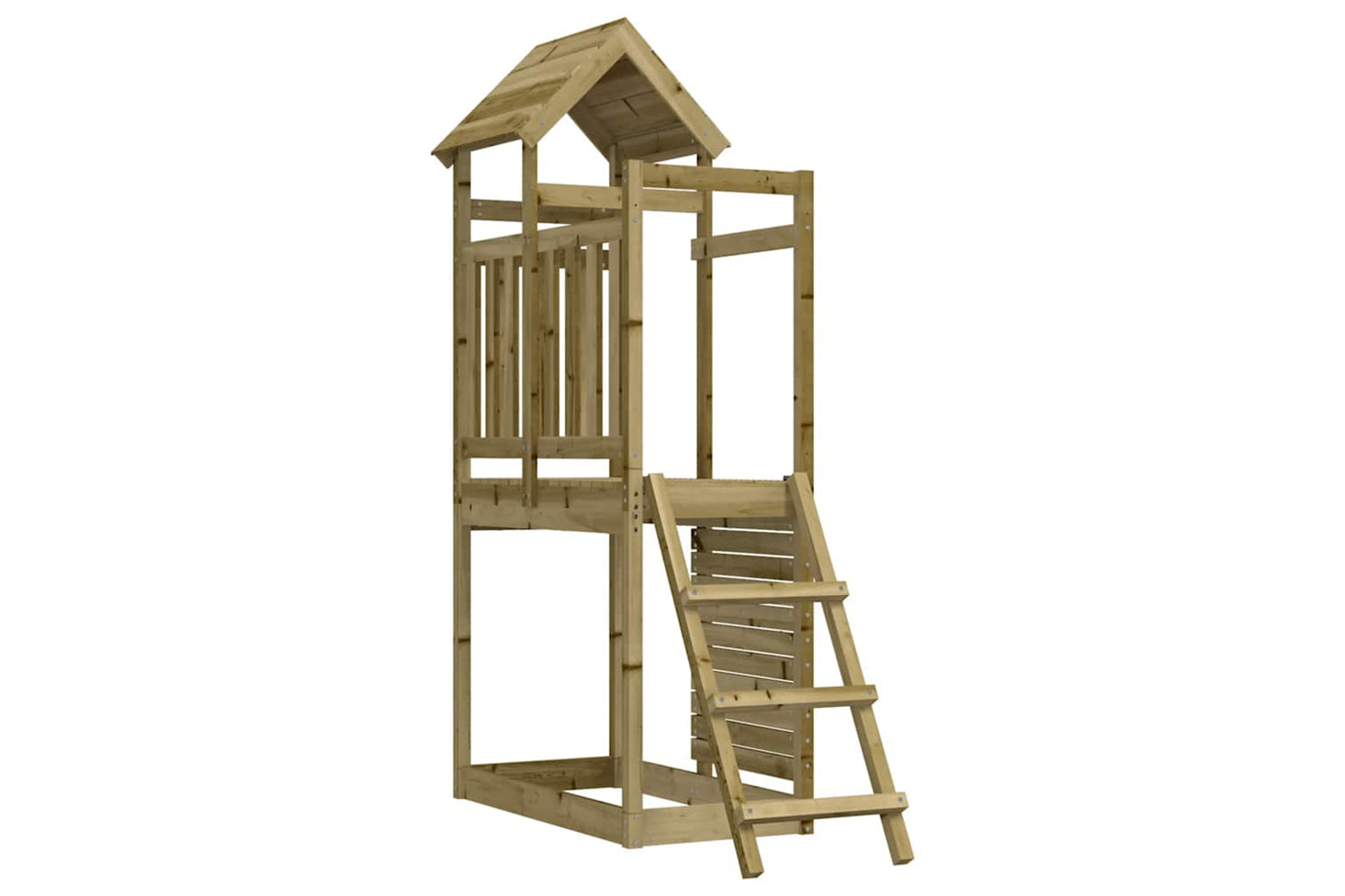 Vidaxl Outdoor Playset 52.5x110.5x214 Cm Impregnated Wood Pine-3