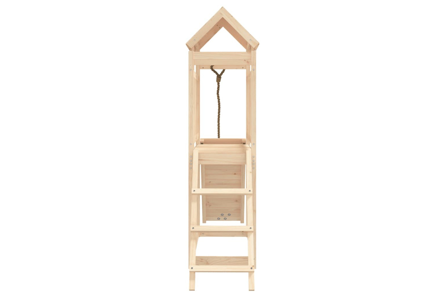 Vidaxl 3155867 Playhouse With Climbing Wall Solid Wood Pine-7
