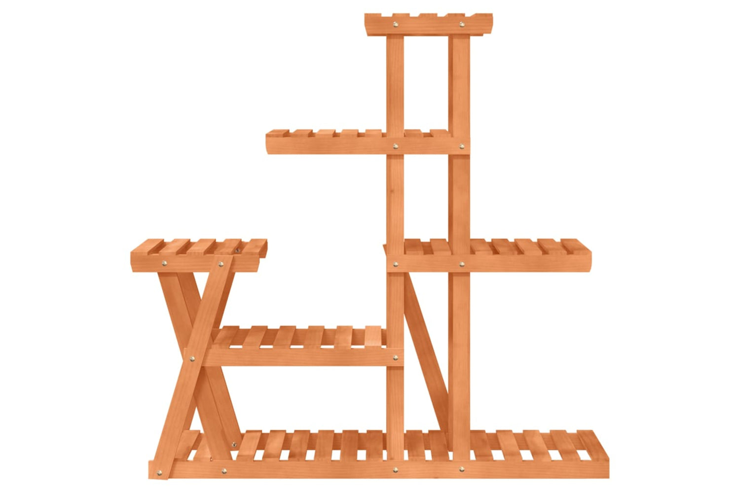 vidaXL 362880 Flower Stand 95x25x96cm Solid Wood Fir-3
