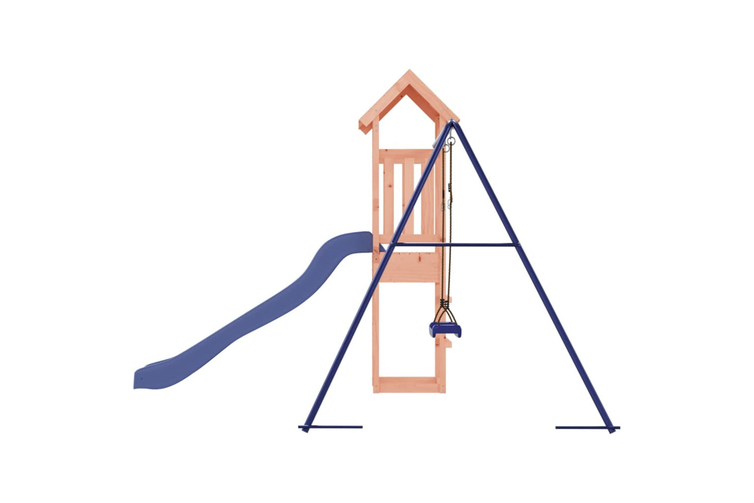 Vidaxl 3155820 Playhouse With Slide Swing Solid Wood Douglas-6