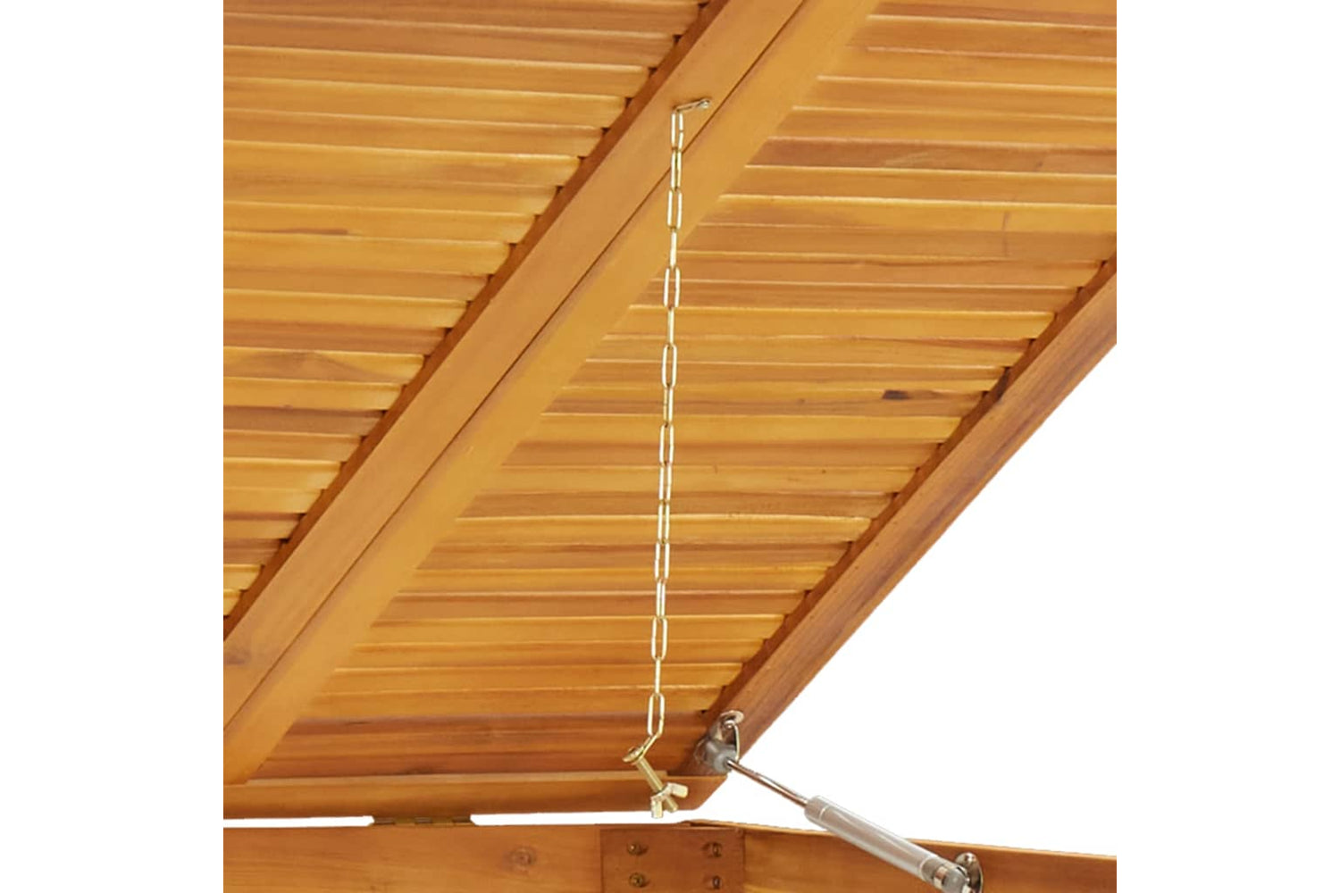 vidaXL 3155241 Quadruple Garbage Bin Shed 280x89x117cm Solid Wood Acacia-6