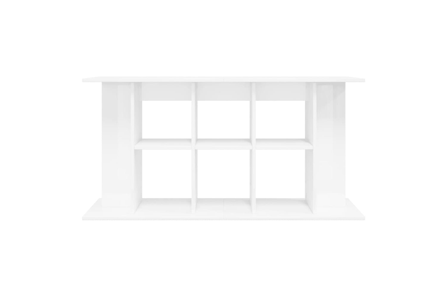 vidaXL 833593 Aquarium Stand High Gloss White 120x40x60cm Engineered Wood-3