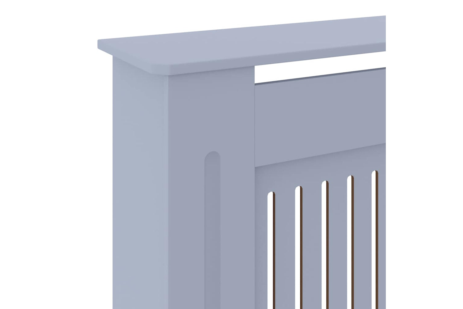 vidaXL Mdf Radiator Cover Grey 205cm-6