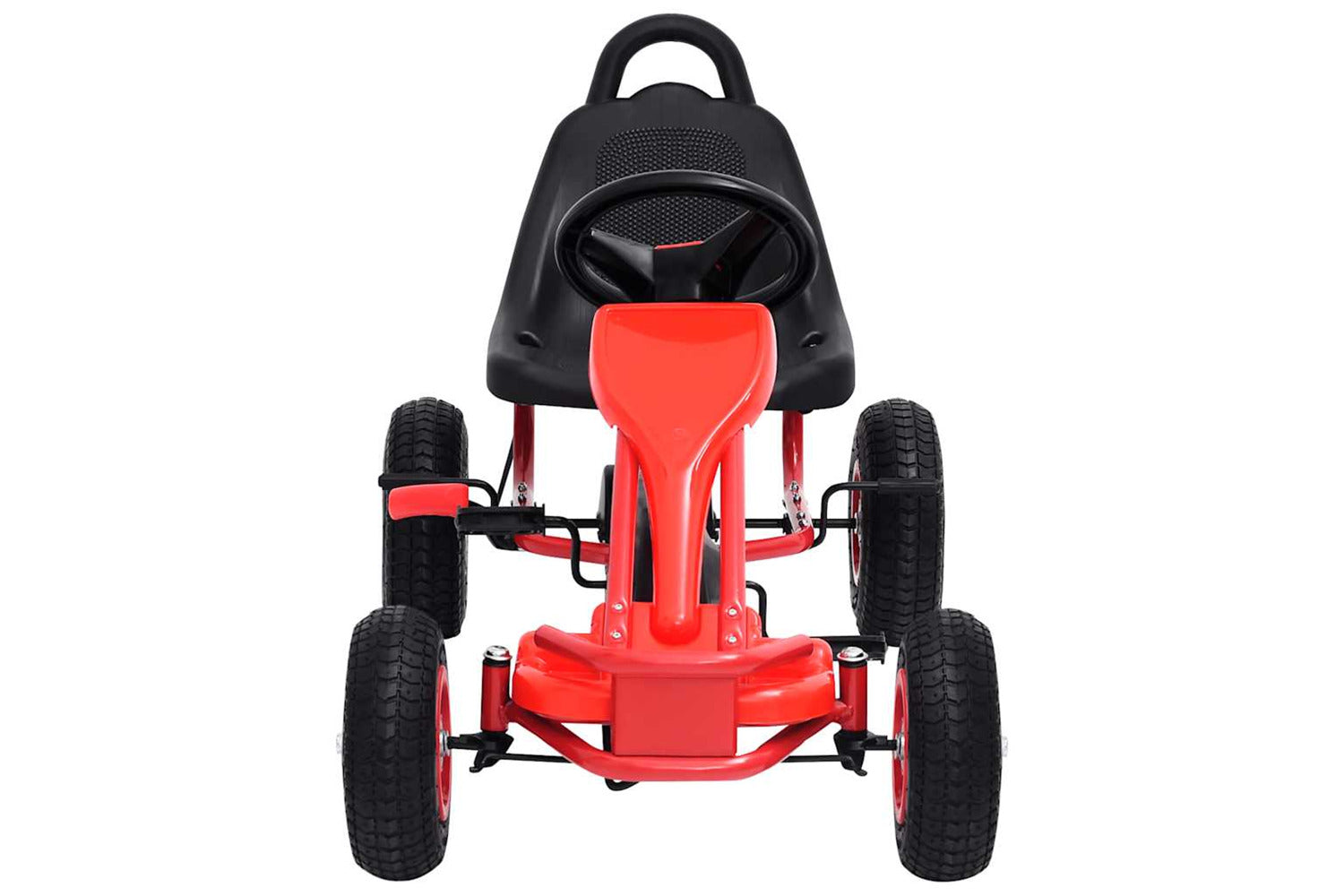 Vidaxl Pedal Go-kart With Pneumatic Tyres | Red-3