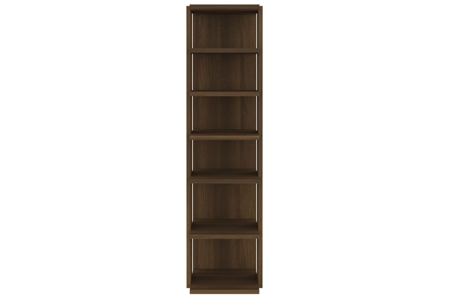 vidaXL 815976 Shoe Rack Brown Oak 27.5x27x102cm Engineered Wood-2