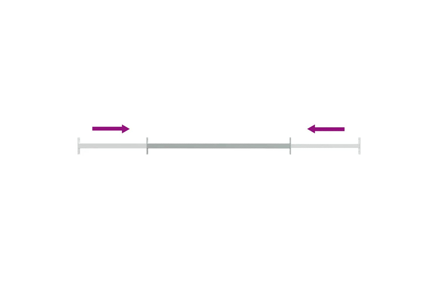 Vidaxl 144516 Adjustable Security Window Bars 3 Pcs 710-1200 Mm-4