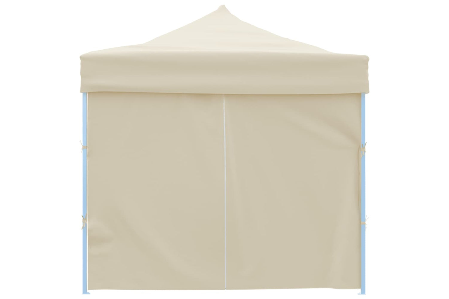Vidaxl Folding Pop-up Party Tent With 8 Sidewalls 3x9 M Cream-4