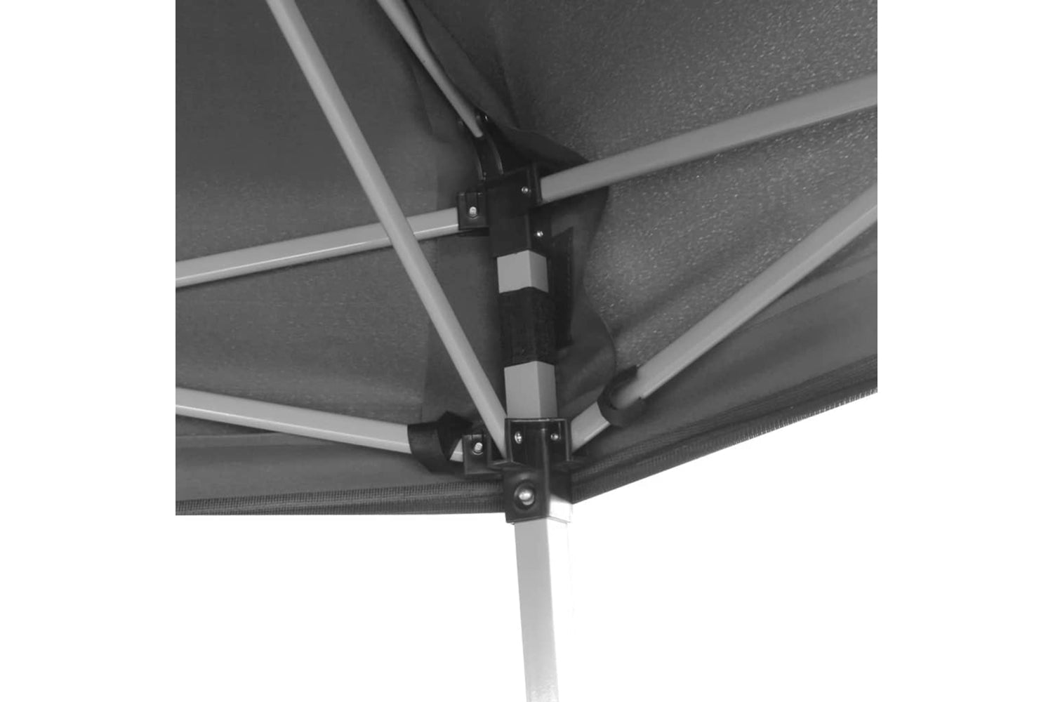 Vidaxl 42111 Hexagonal Pop-up Marquee With 6 Sidewalls Grey 3.6x3.1 M-5