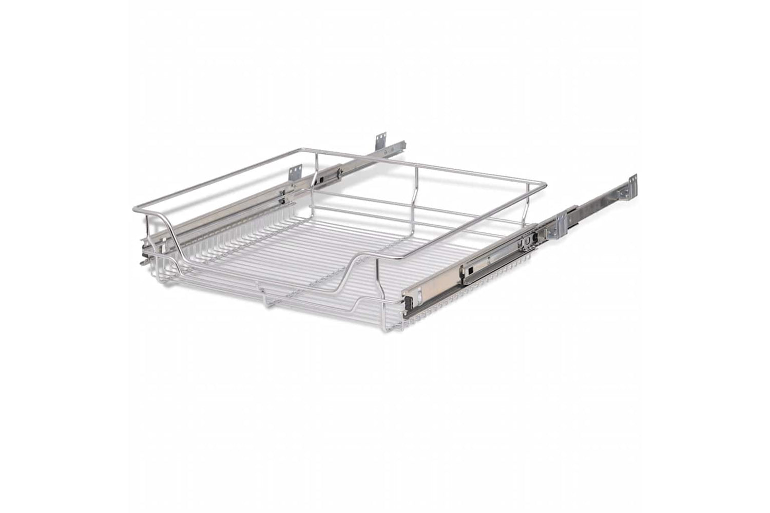 Vidaxl Pull-out Wire Baskets 2 Pcs Silver 600 Mm-5