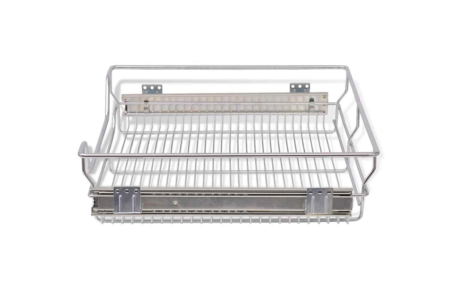 Vidaxl Pull-out Wire Baskets 2 Pcs Silver 600 Mm-4