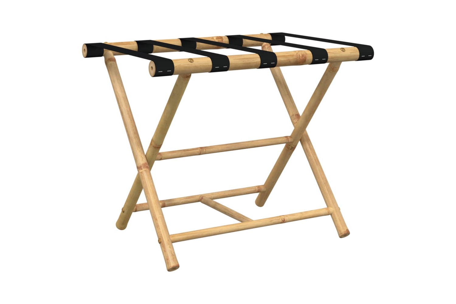 vidaXL 366453 Folding Luggage Rack 62x42x50.5cm Bamboo-5