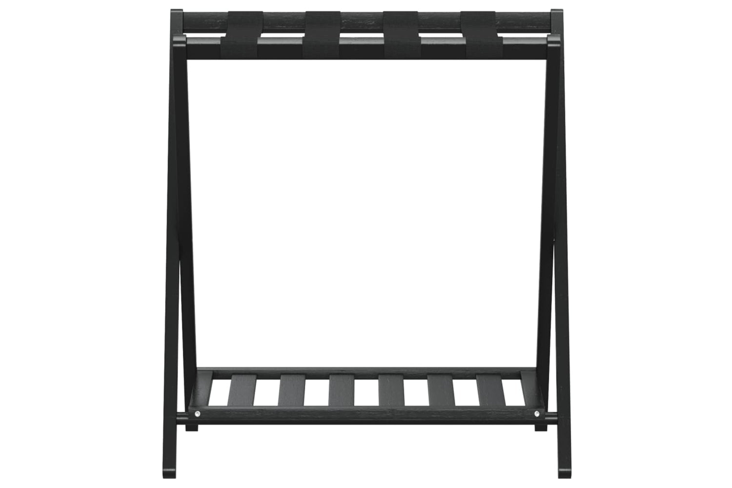 vidaXL 356366 Luggage Rack Black 68x38x58cm Bamboo-2