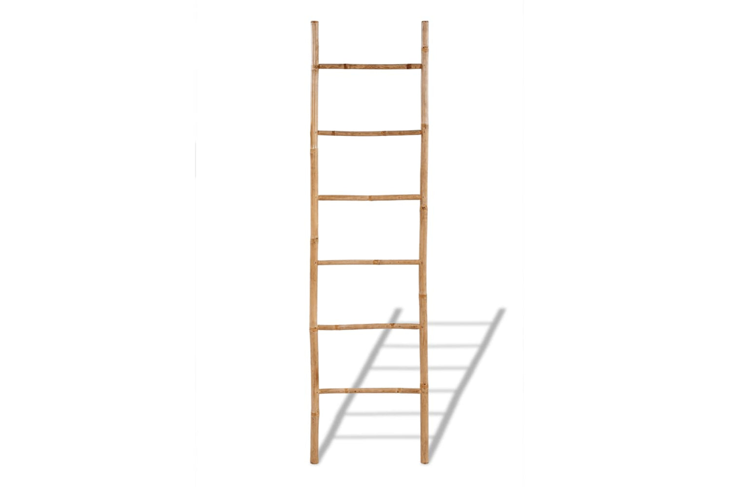 Vidaxl 41496 Bamboo Towel Ladder With 6 Rungs-2