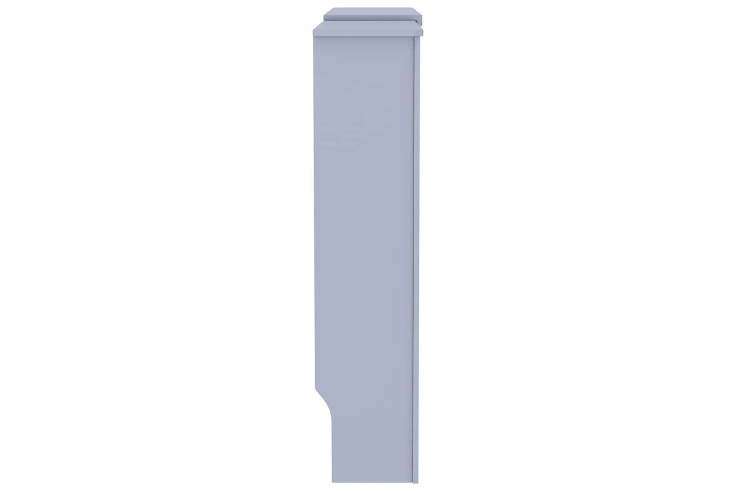 vidaXL Mdf Radiator Cover Grey 205cm-4