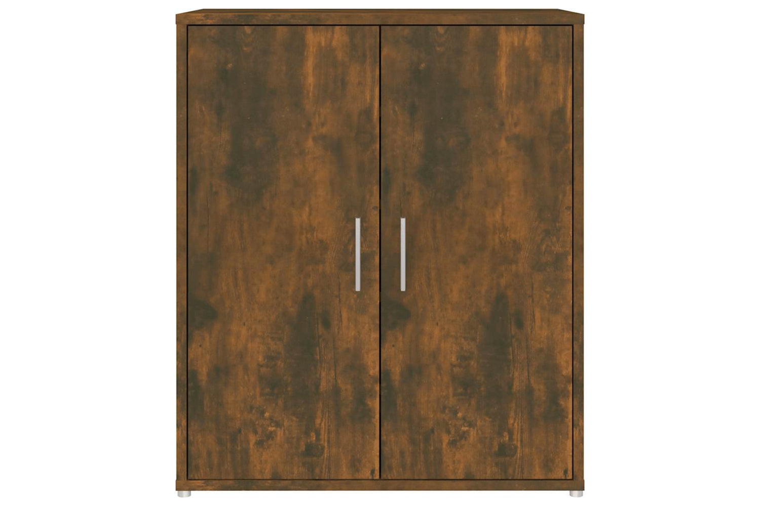 vidaXL 816008 Shoe Cabinet Smoked Oak 60x35x70cm Engineered Wood-4