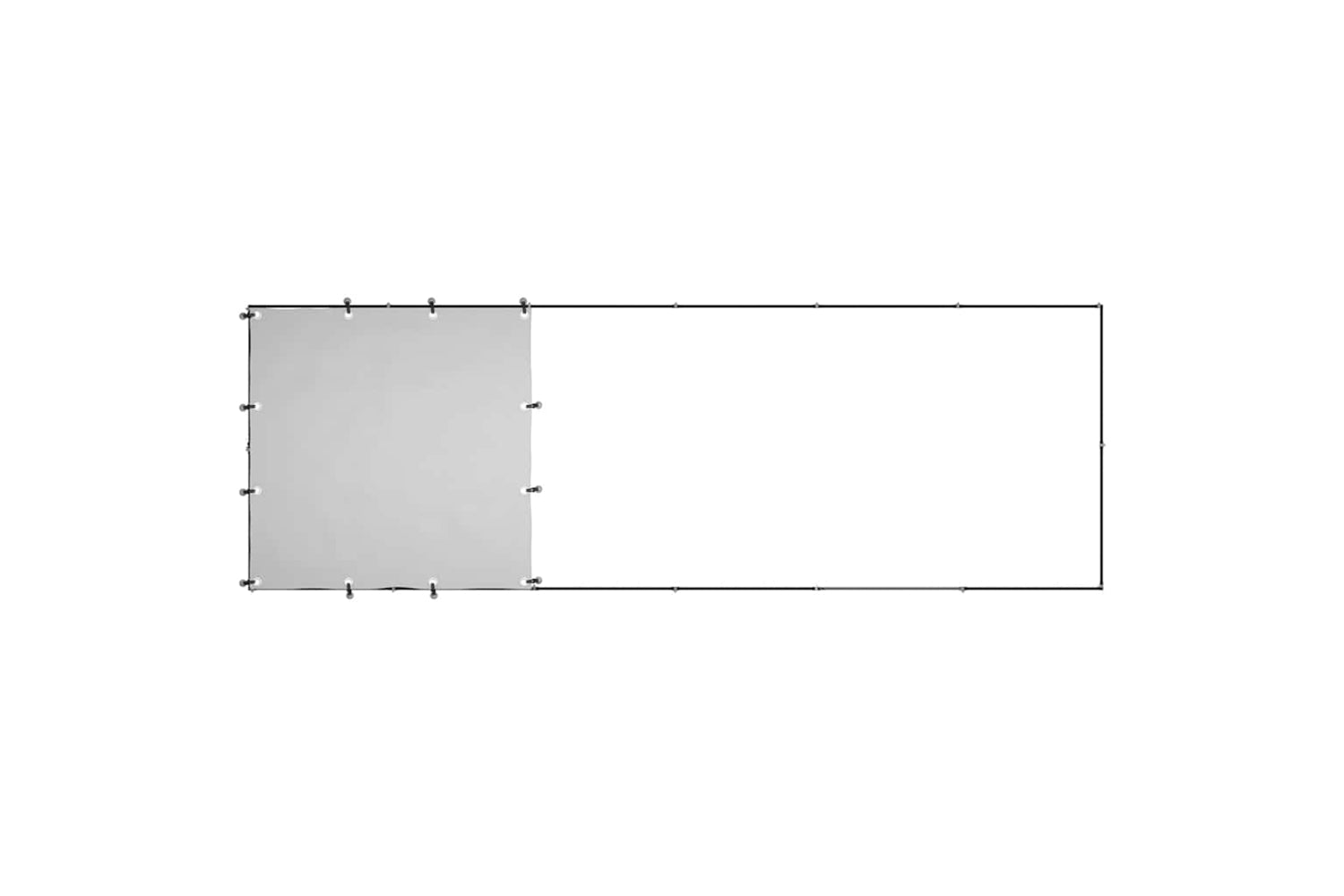 Vidaxl Dog Kennel Black 330x110x110 Cm Steel-5