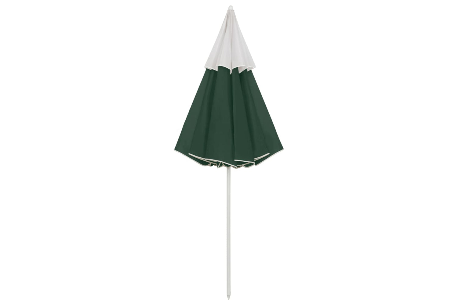 vidaXL 314717 Beach Umbrella Green 300cm-4