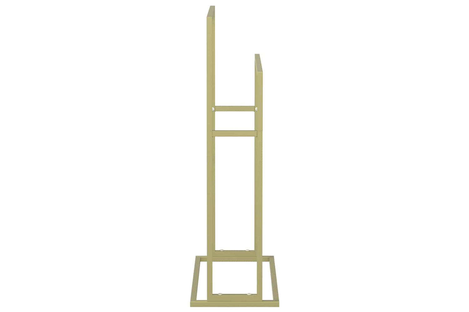 vidaXL 343089 Freestanding Towel Rack Gold 48x24x78.5cm Iron-5