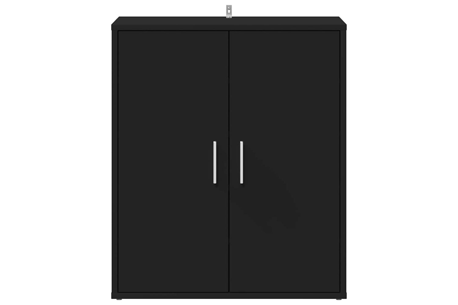 vidaXL 808919 Shoe Cabinet Black 60x35x70cm Engineered Wood-3