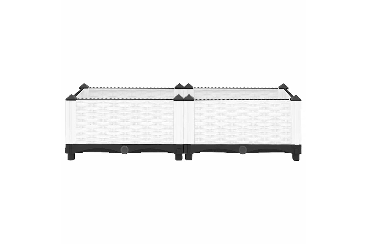 vidaXL Raised Bed 80x40x23cm Polypropylene-4