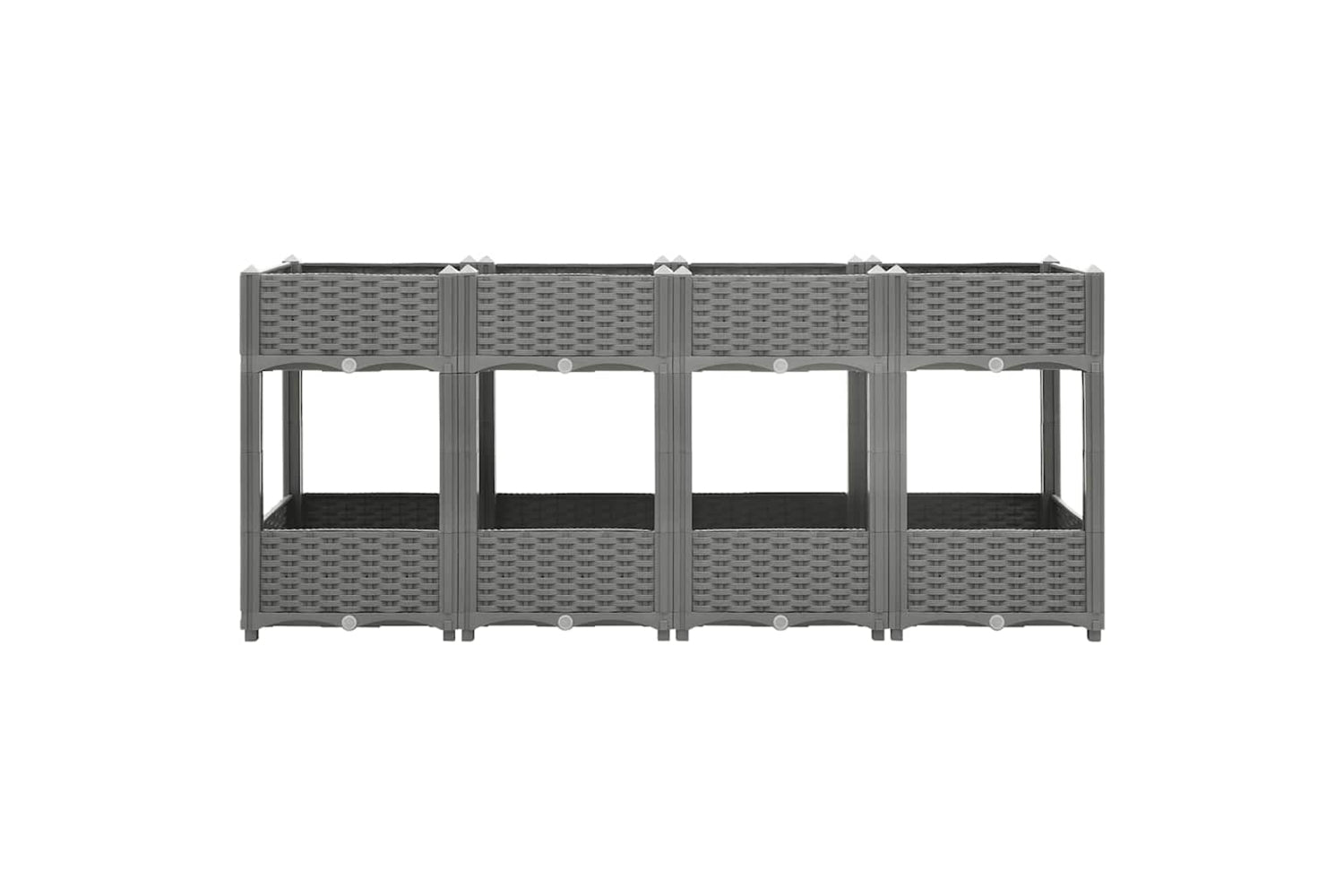 vidaXL 153300 Raised Bed 160x40x71cm Polypropylene-3