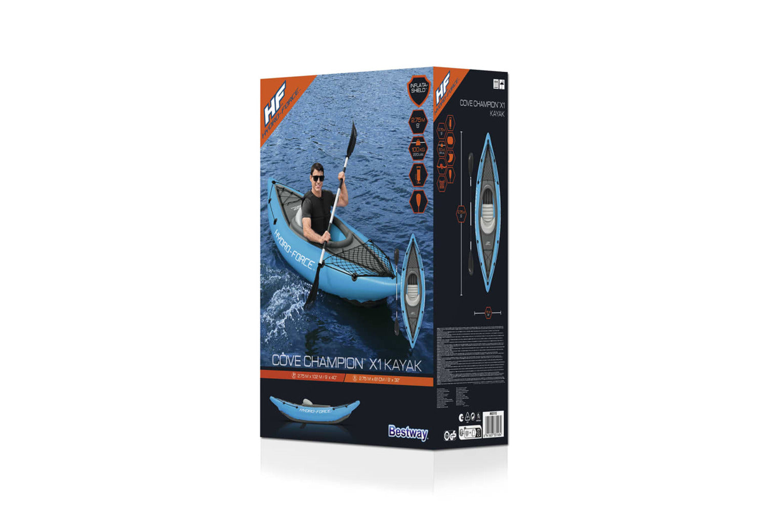 Bestway Hydro-force 1 Person Inflatable Kayak-9