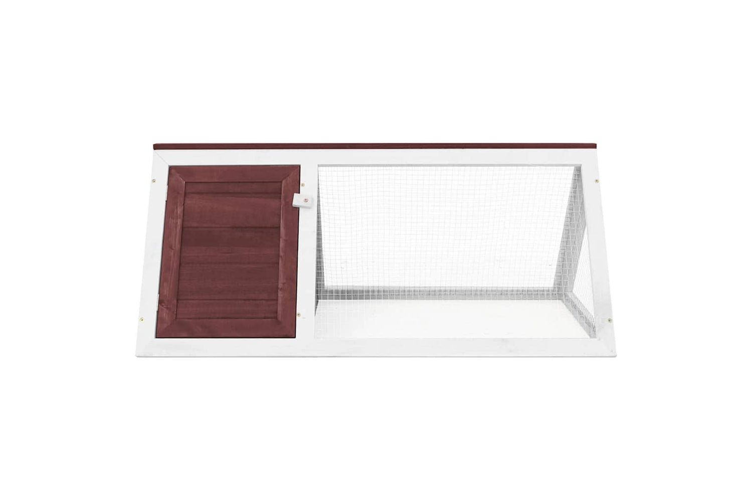 Vidaxl 170853 Animal Rabbit Cage Brown Wood-2