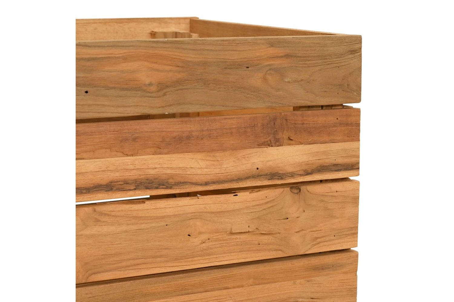 vidaXL Raised Bed 50x40x55cm Recycled Teak Wood And Steel-6