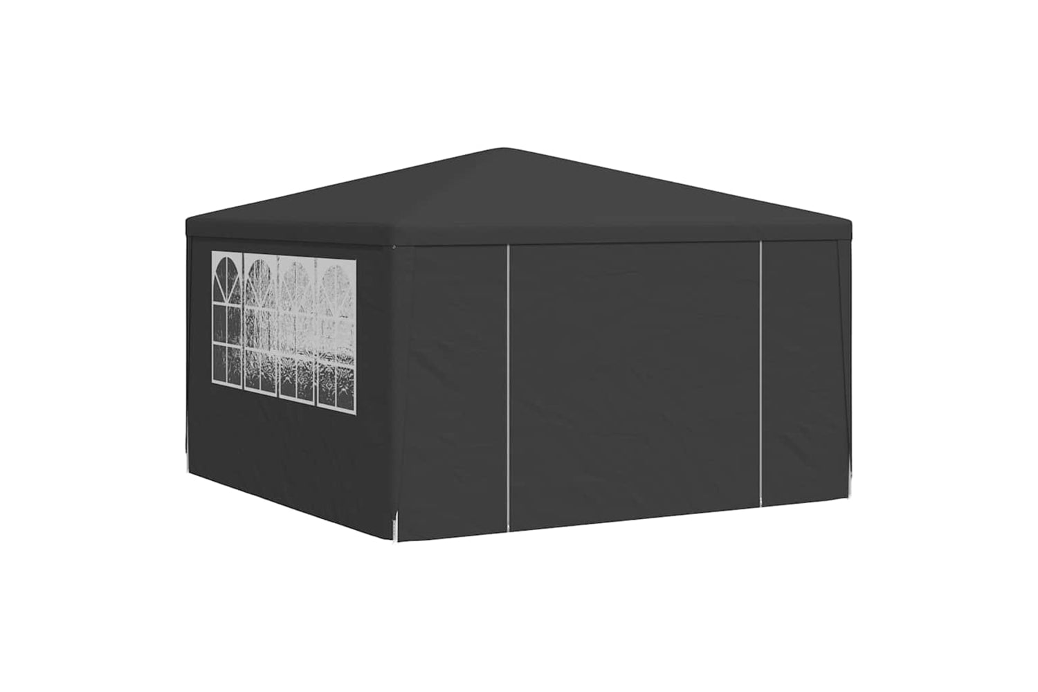 Vidaxl Professional Party Tent With Side Walls 4x4 M Anthracite 90 G/mÂ²-2