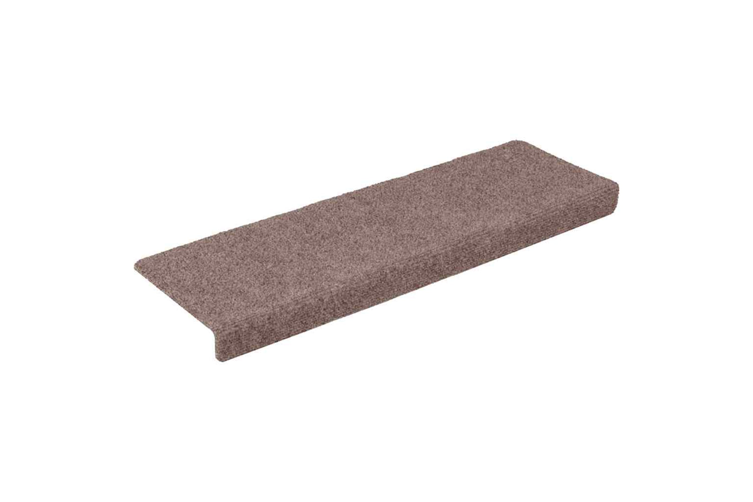 vidaXL Stair Mats 15 Pcs Needle Punch 65x21x4cm Brown-2