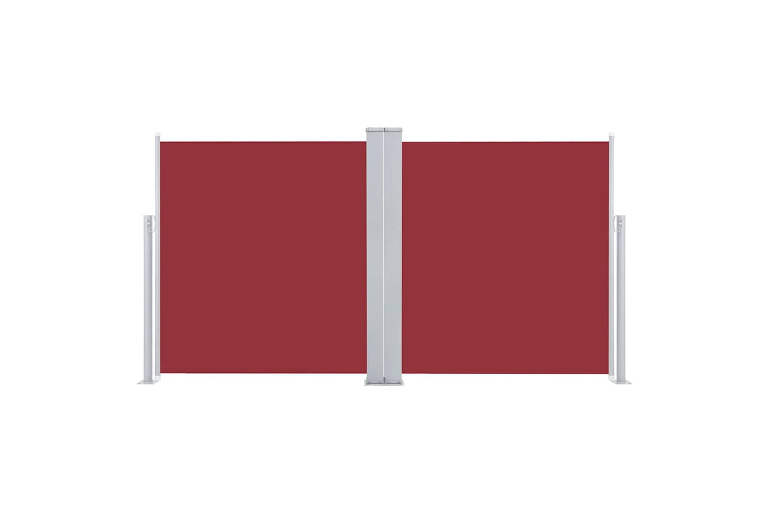 vidaXL 48447 Retractable Side Awning Red 100x600cm-2