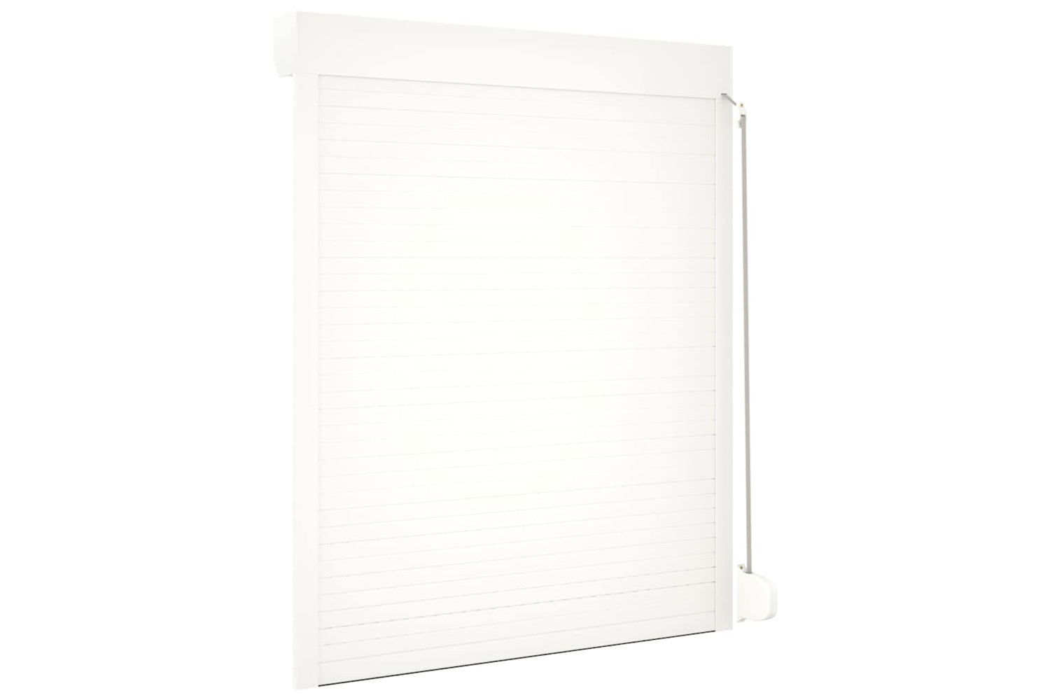 Vidaxl Roller Shutter Aluminium 120x150 Cm White-6