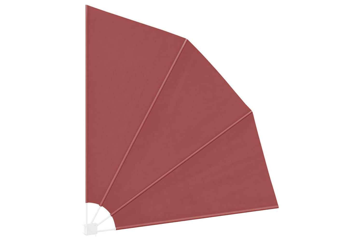 vidaXL 41579 Collapsible Balcony Side Awning Terracotta 210x210cm-4