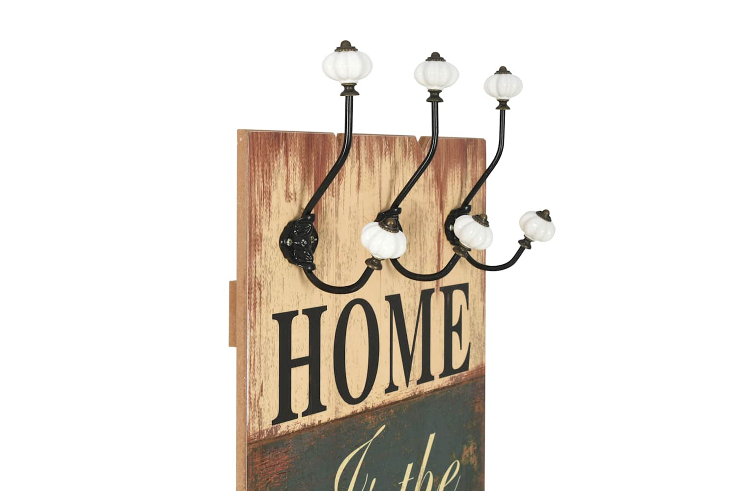 vidaXL 245848 Wall-mounted Coat Rack With 6 Hooks 120x40cm Home Is-4
