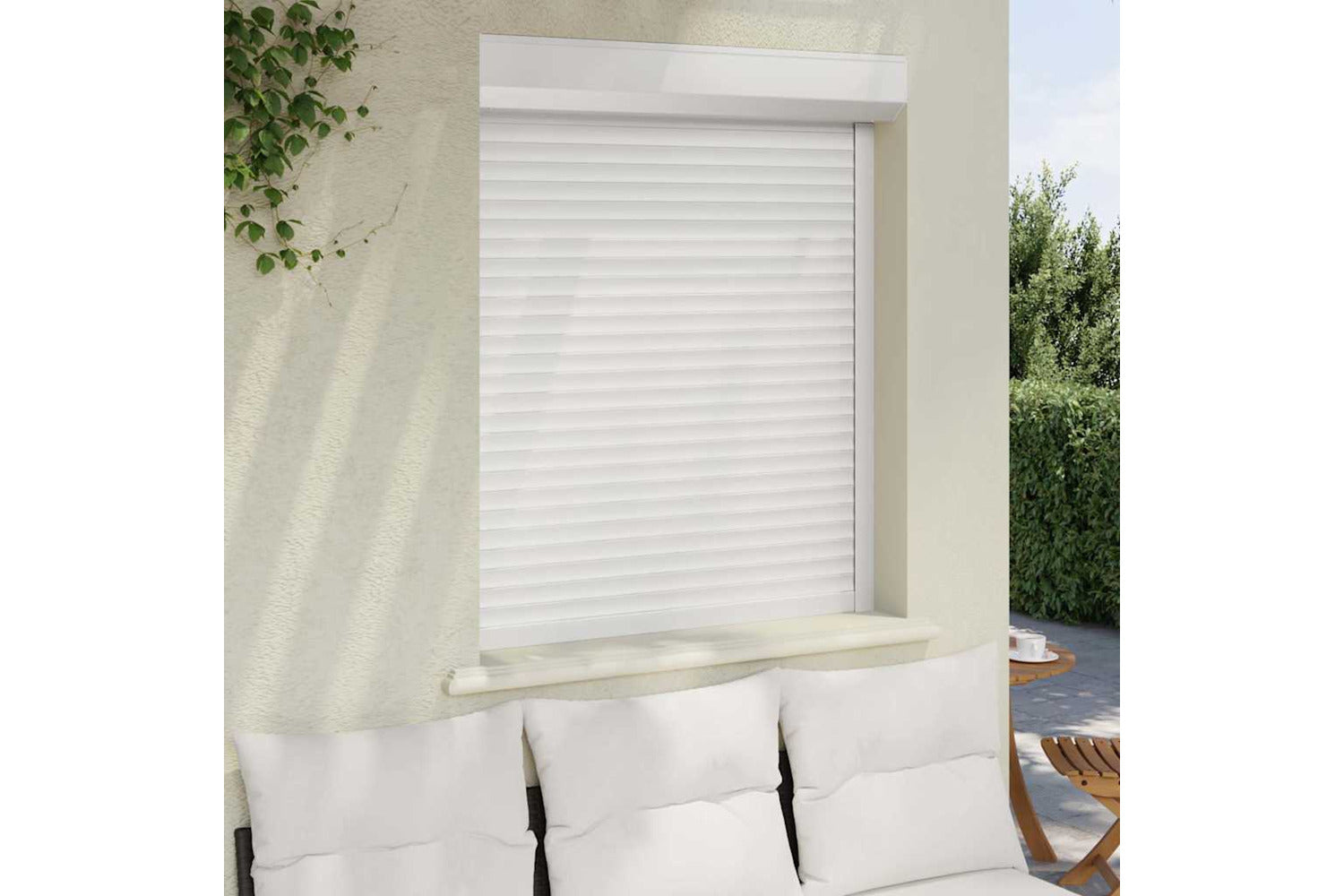 Vidaxl Roller Shutter Aluminium 100x120 Cm White-3
