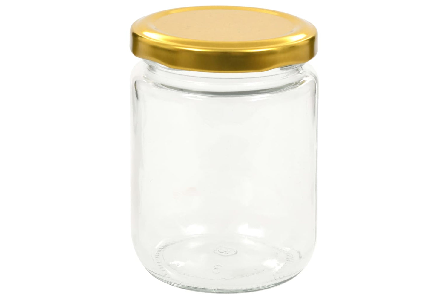 Vidaxl 50803 Glass Jam Jars With Gold Lid 96 Pcs 230 Ml-3