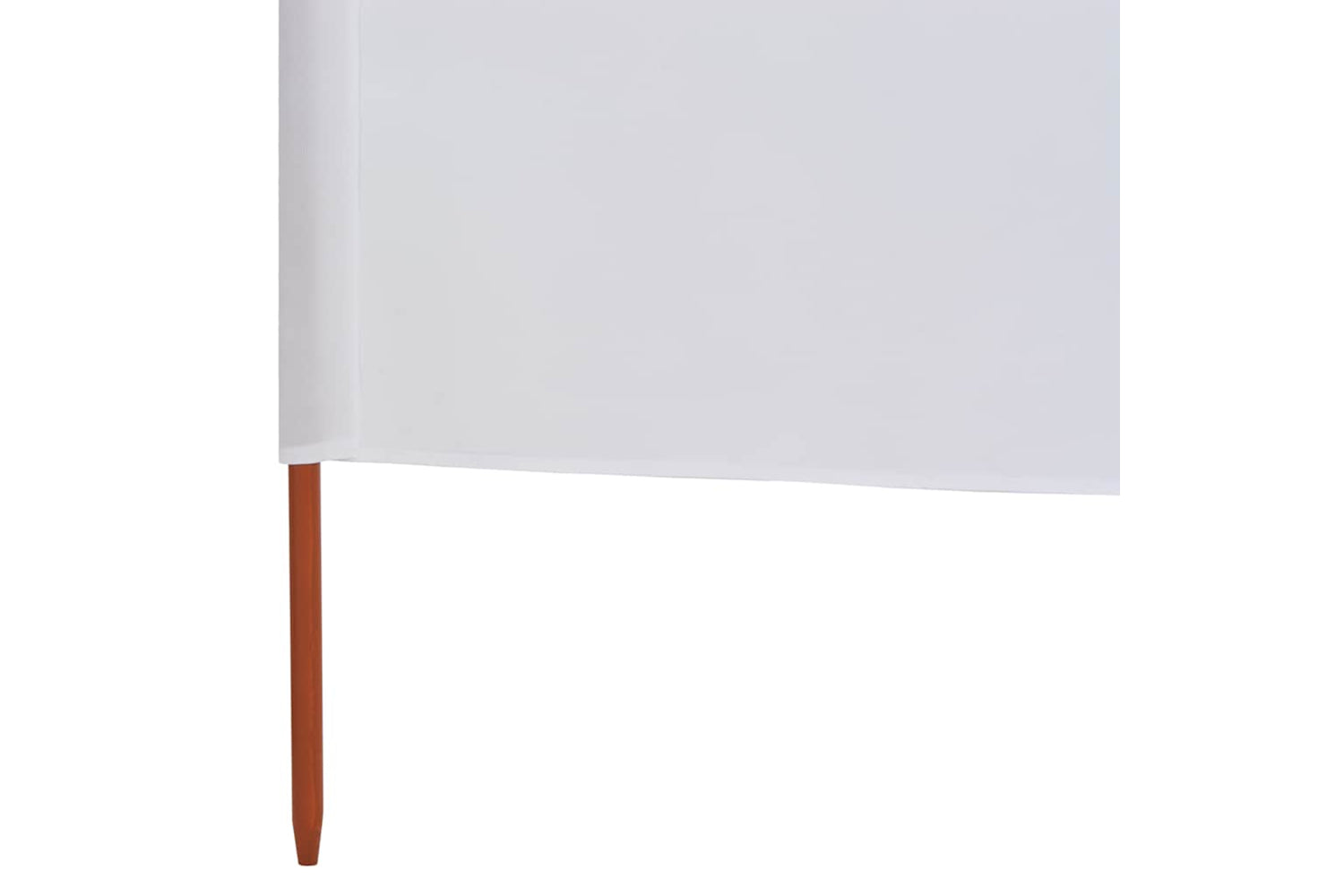 vidaXL 47198 9-panel Wind Screen Fabric 1200x160cm Sand White-5
