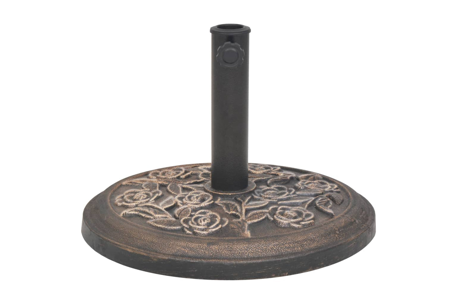 Vidaxl 43656 Parasol Base Resin Round Bronze 9 Kg-2